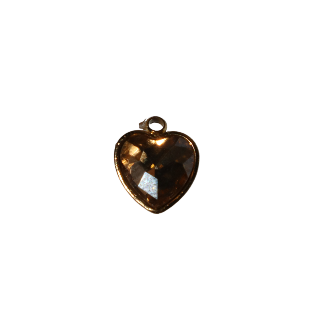 Heart Gem Charm