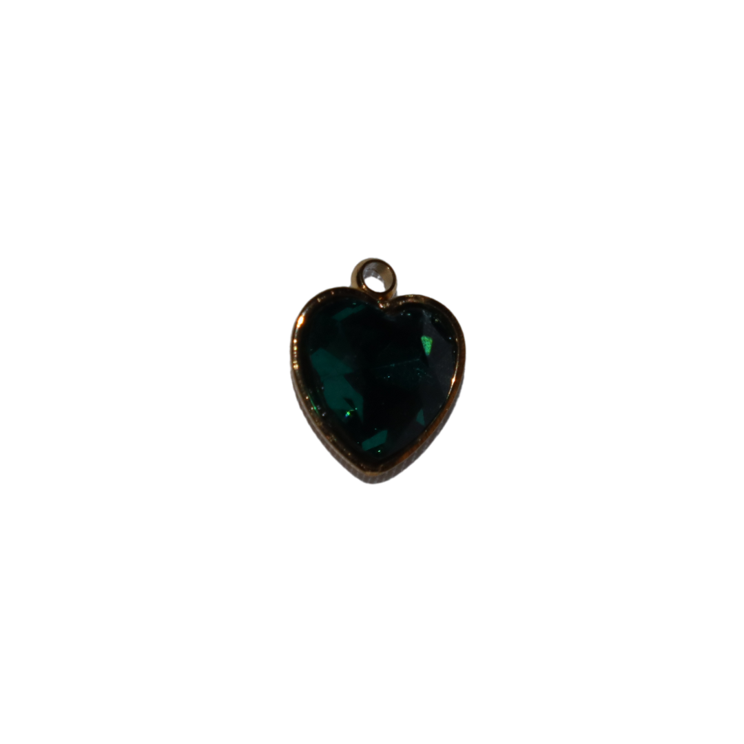 Heart Gem Charm