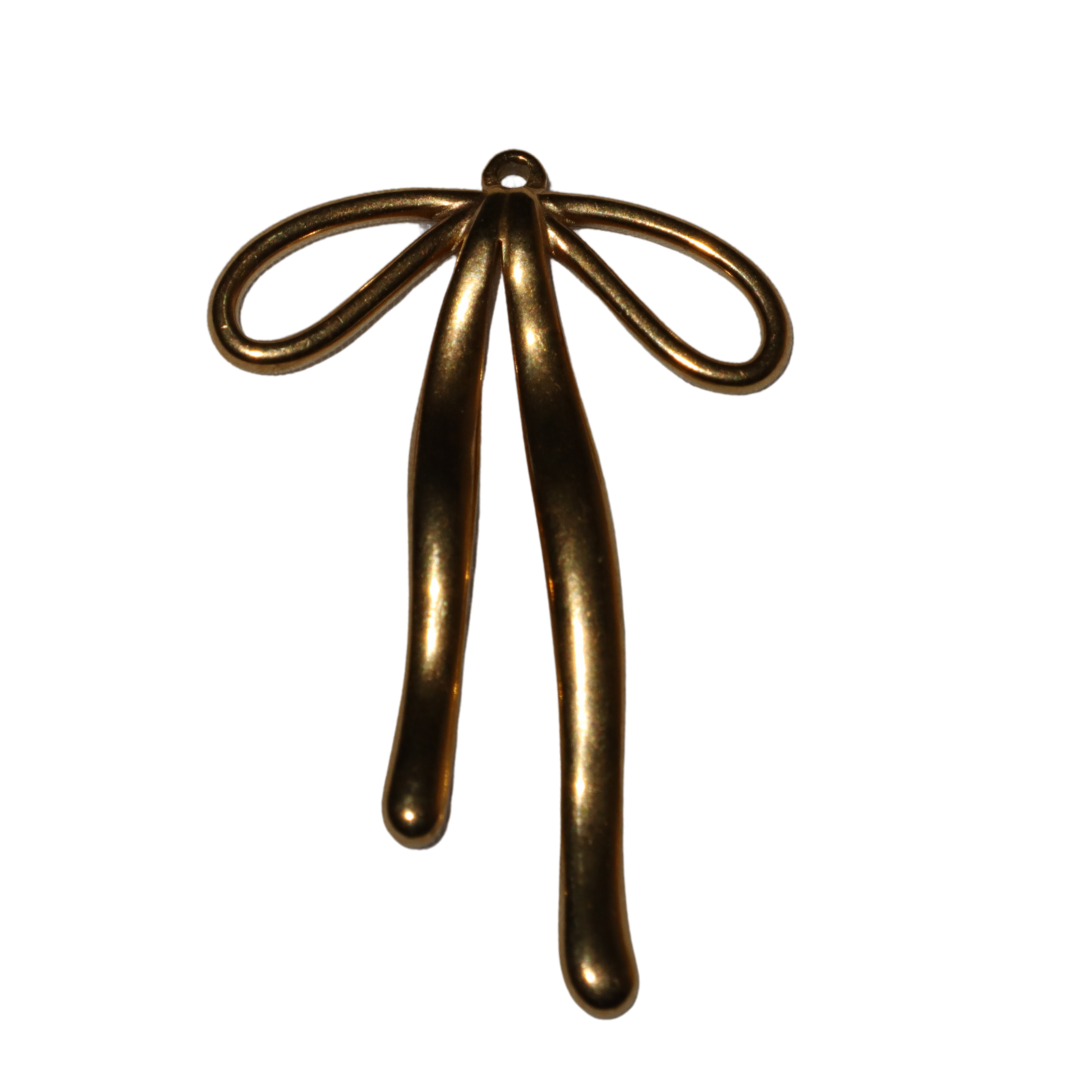 Dramatic Bow Charm