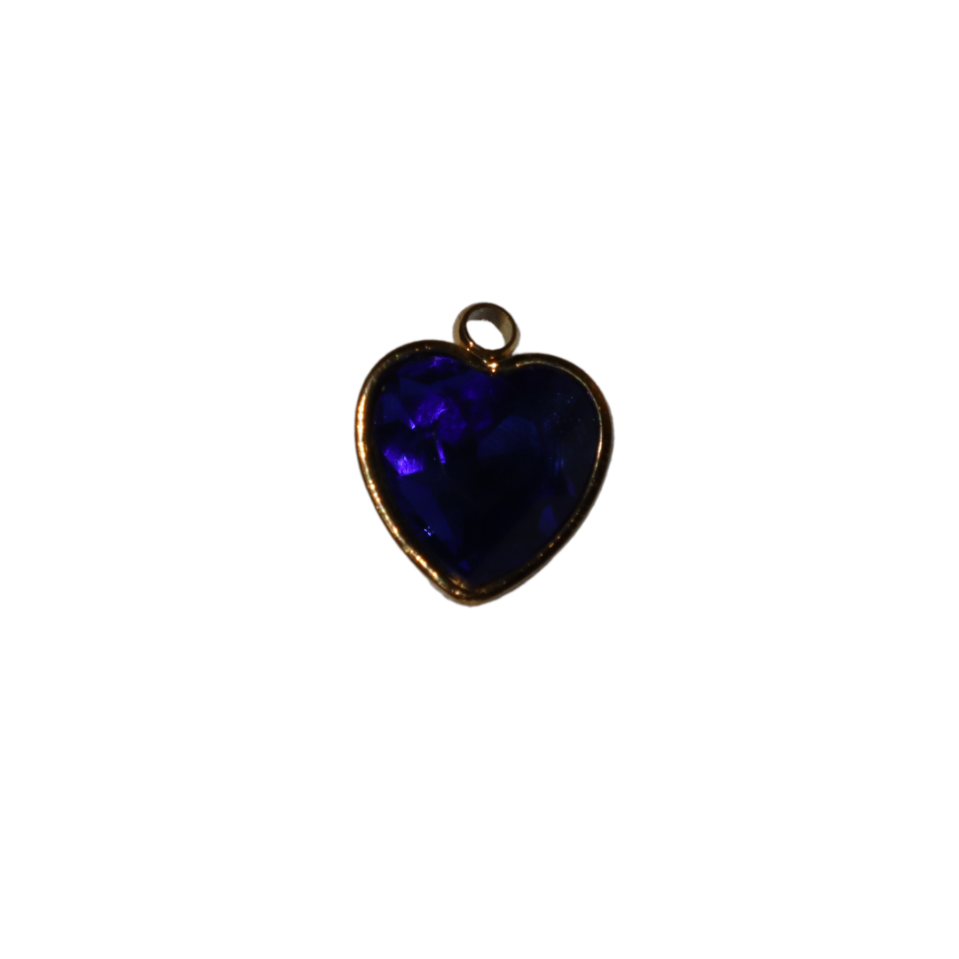 Heart Gem Charm