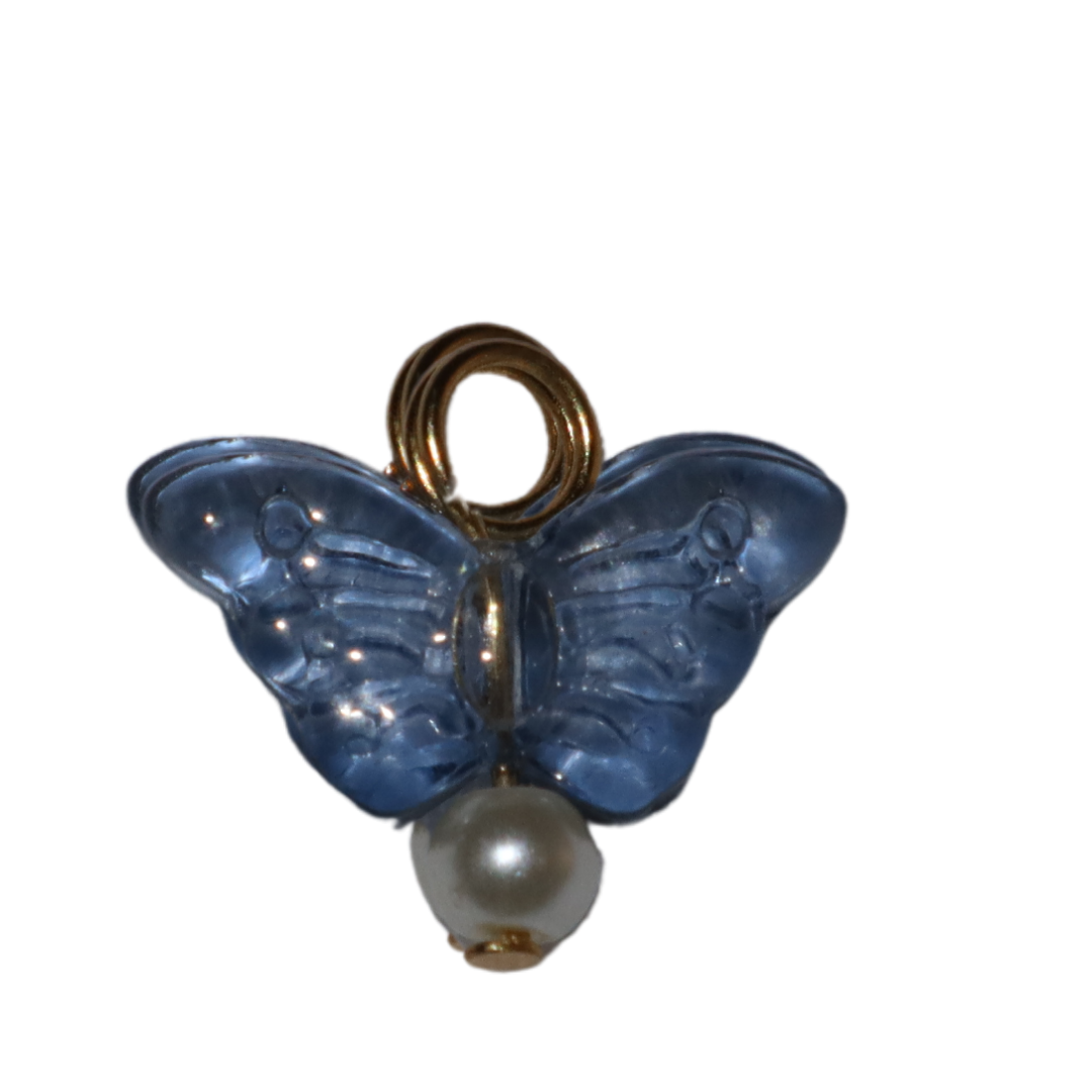 Glass Butterfly Charm