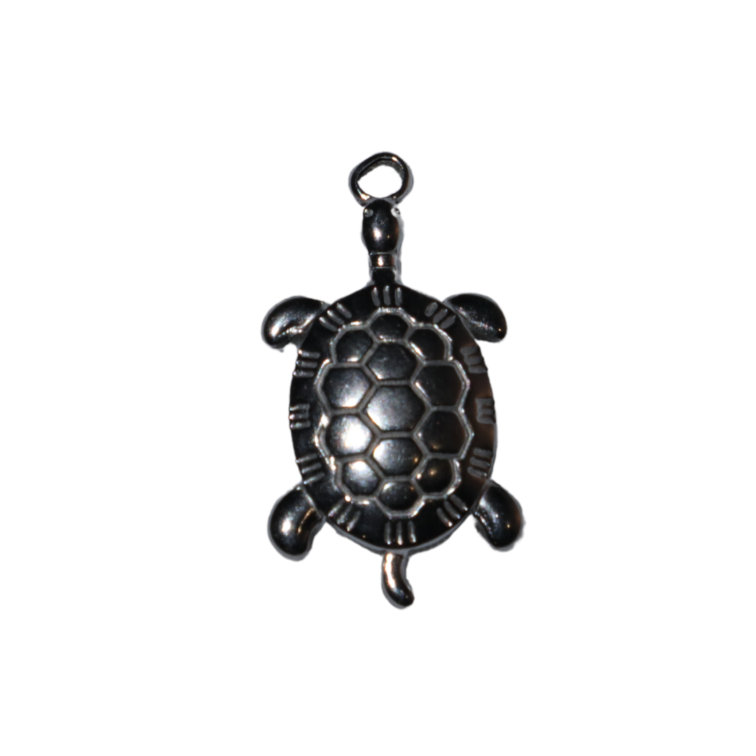Turtle charm with Wide Shell Charm
