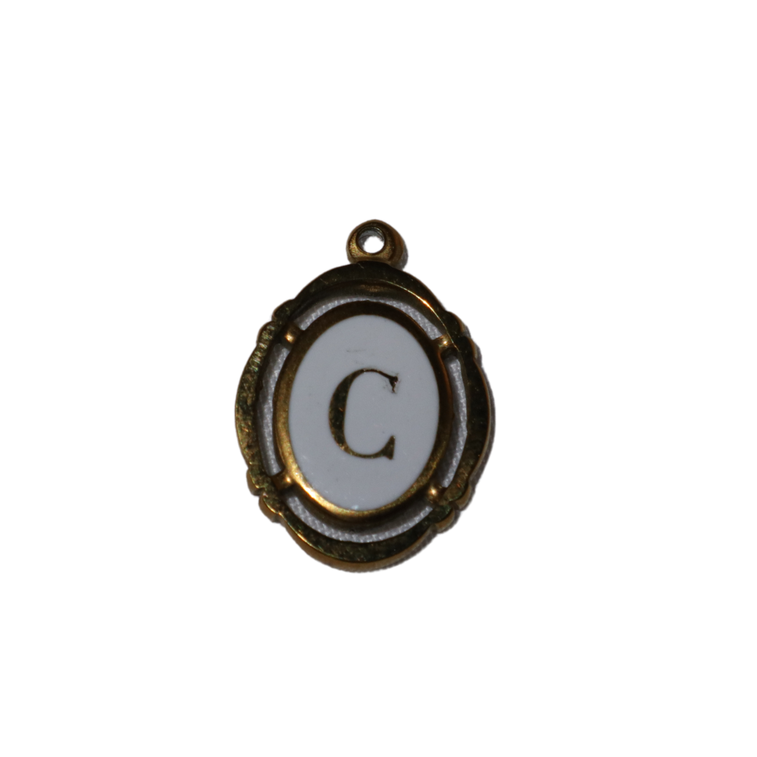 Framed Letter Charms