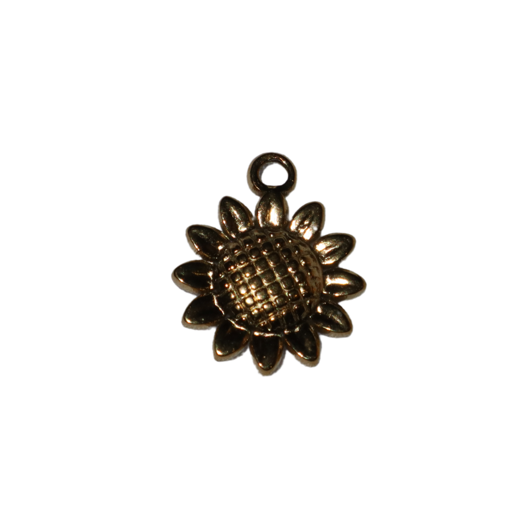 Sunflower in Full Bloom Charm