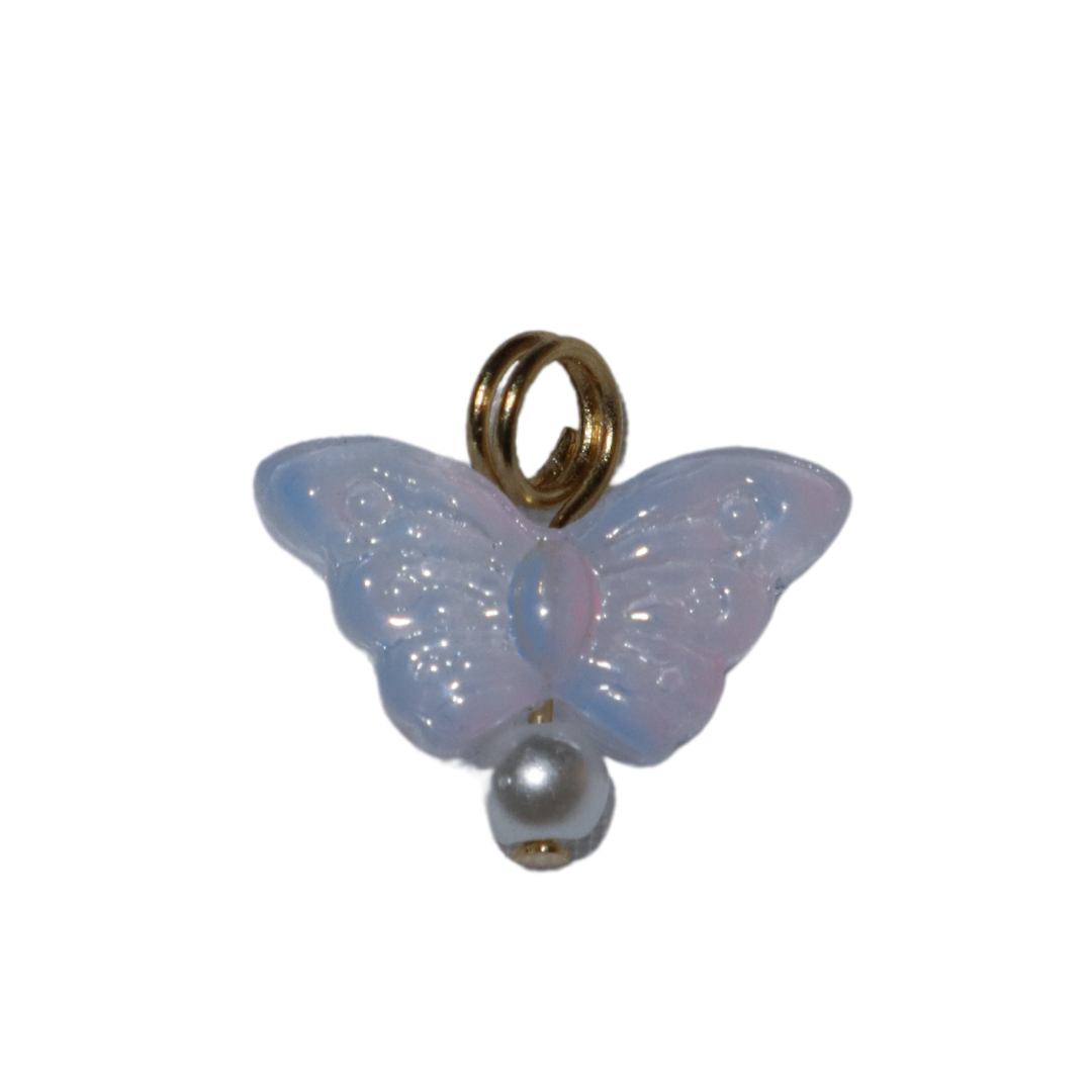 Glass Butterfly Charm