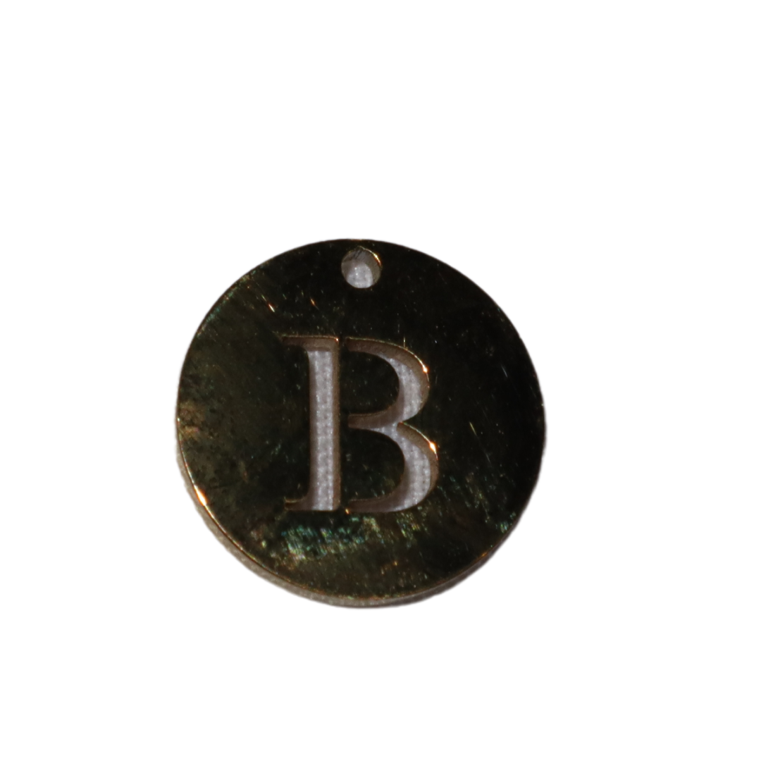 Circle Initial Charms