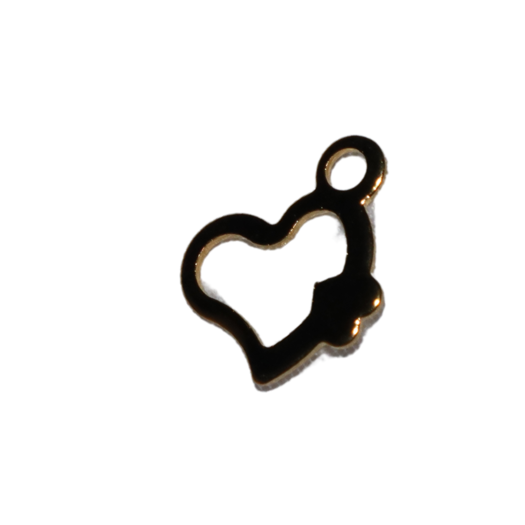 Double Heart Charm