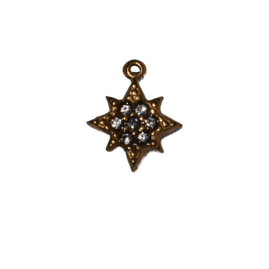 Studded Star Charm