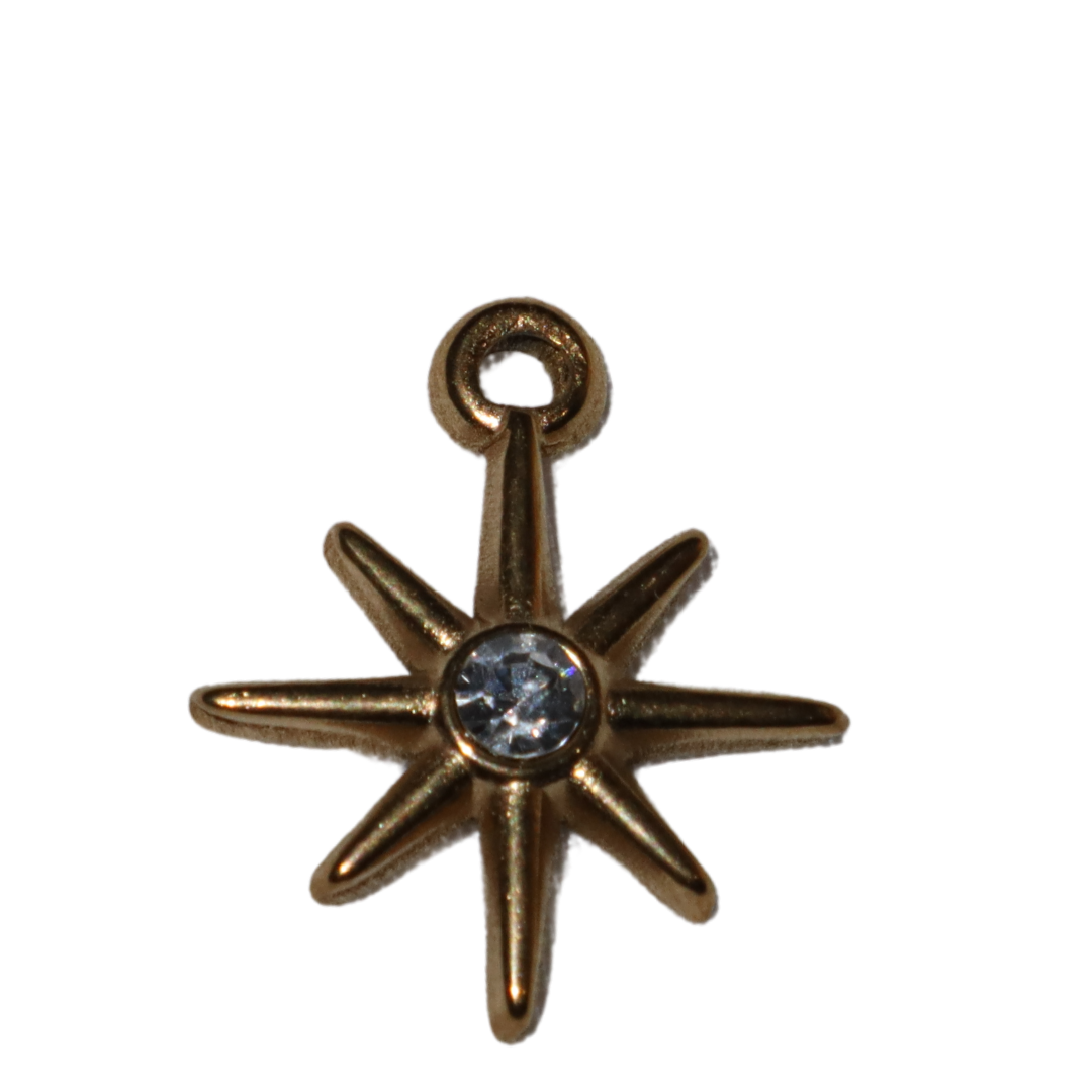 North Star Gem Charm