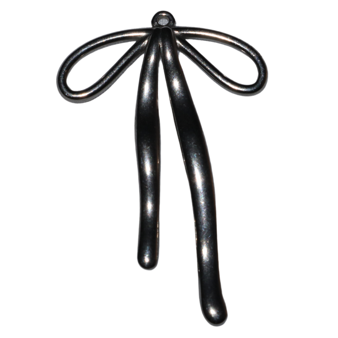 Dramatic Bow Charm