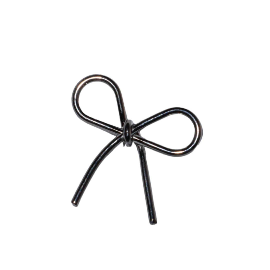 Shoe String Bow Charm
