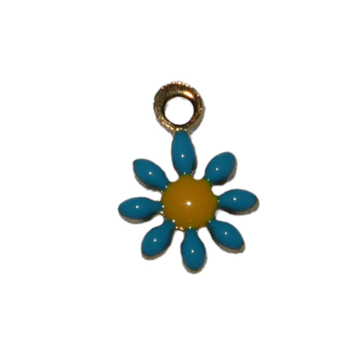 Enamel Small Daisy Charm