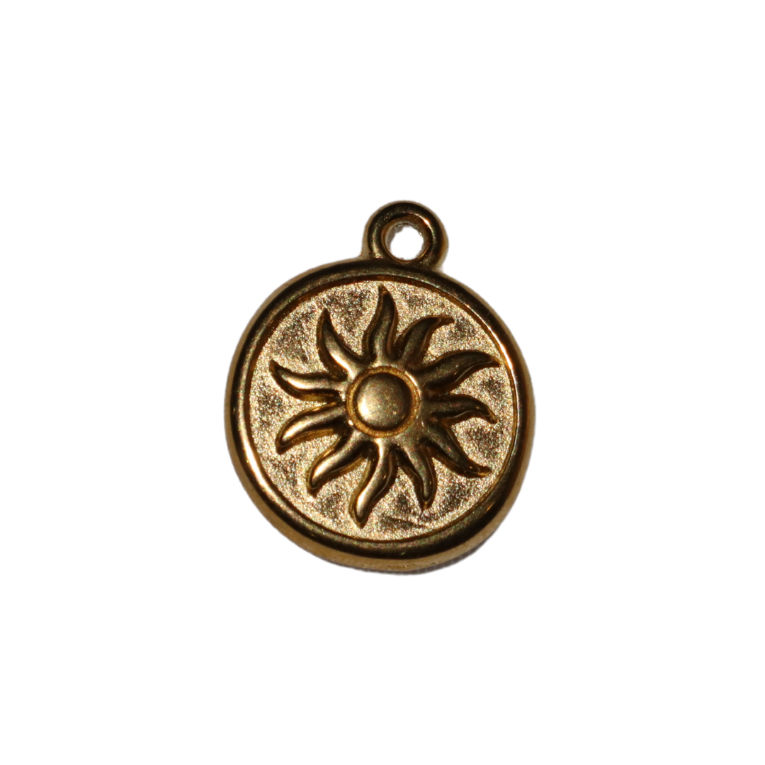 Sun Coin Charm