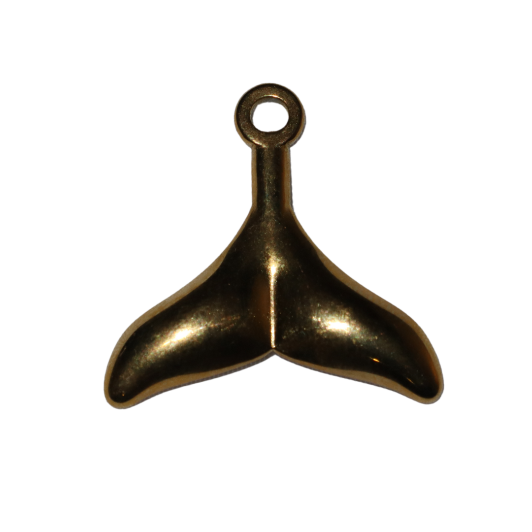 Smooth Whale Tale Charm