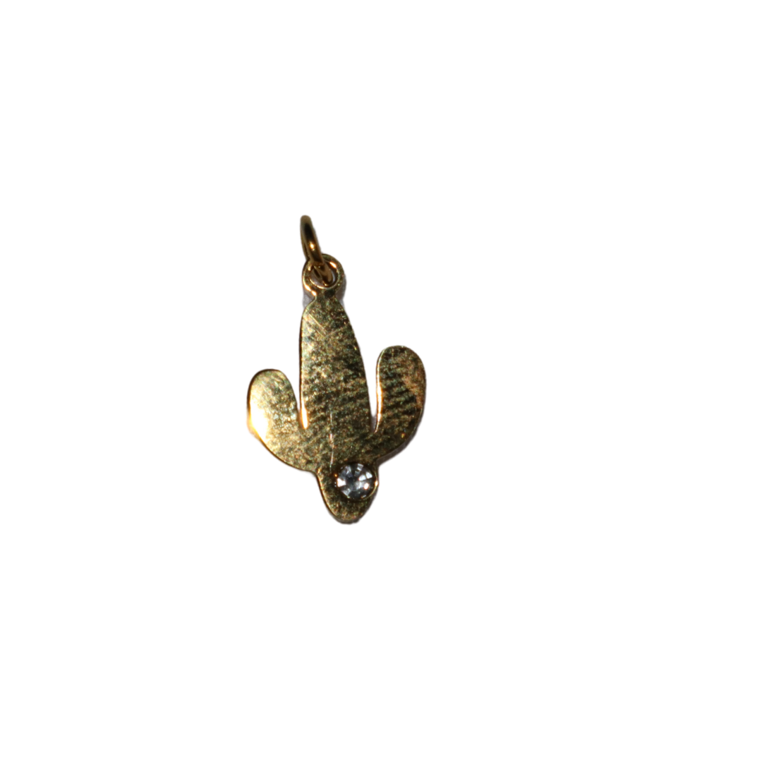 Cactus with Gem Charm