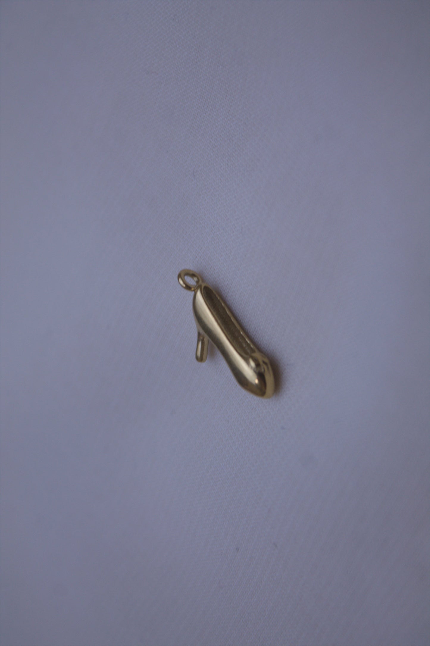 Classic Gold Slipper Shoe Charm