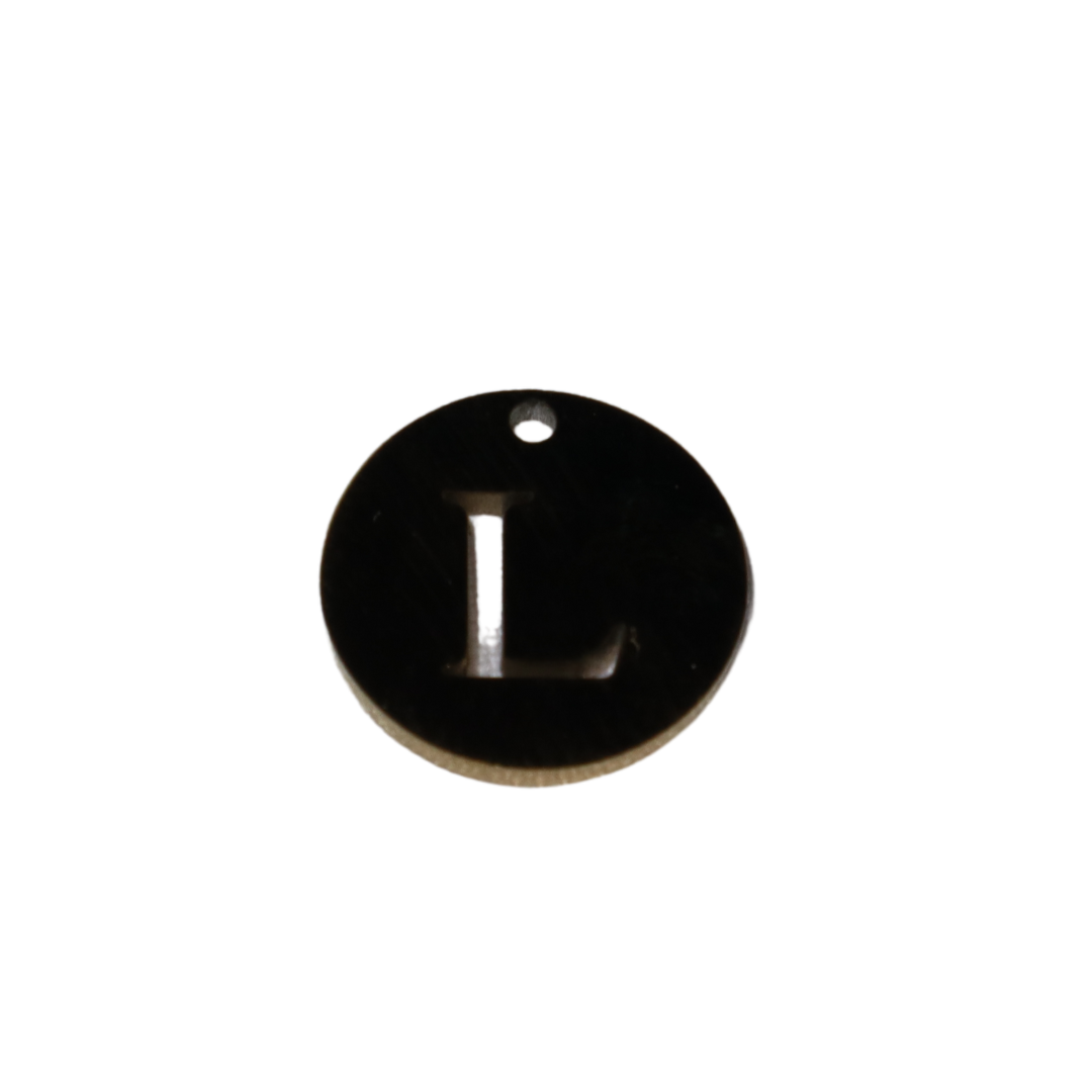 Circle Initial Charms