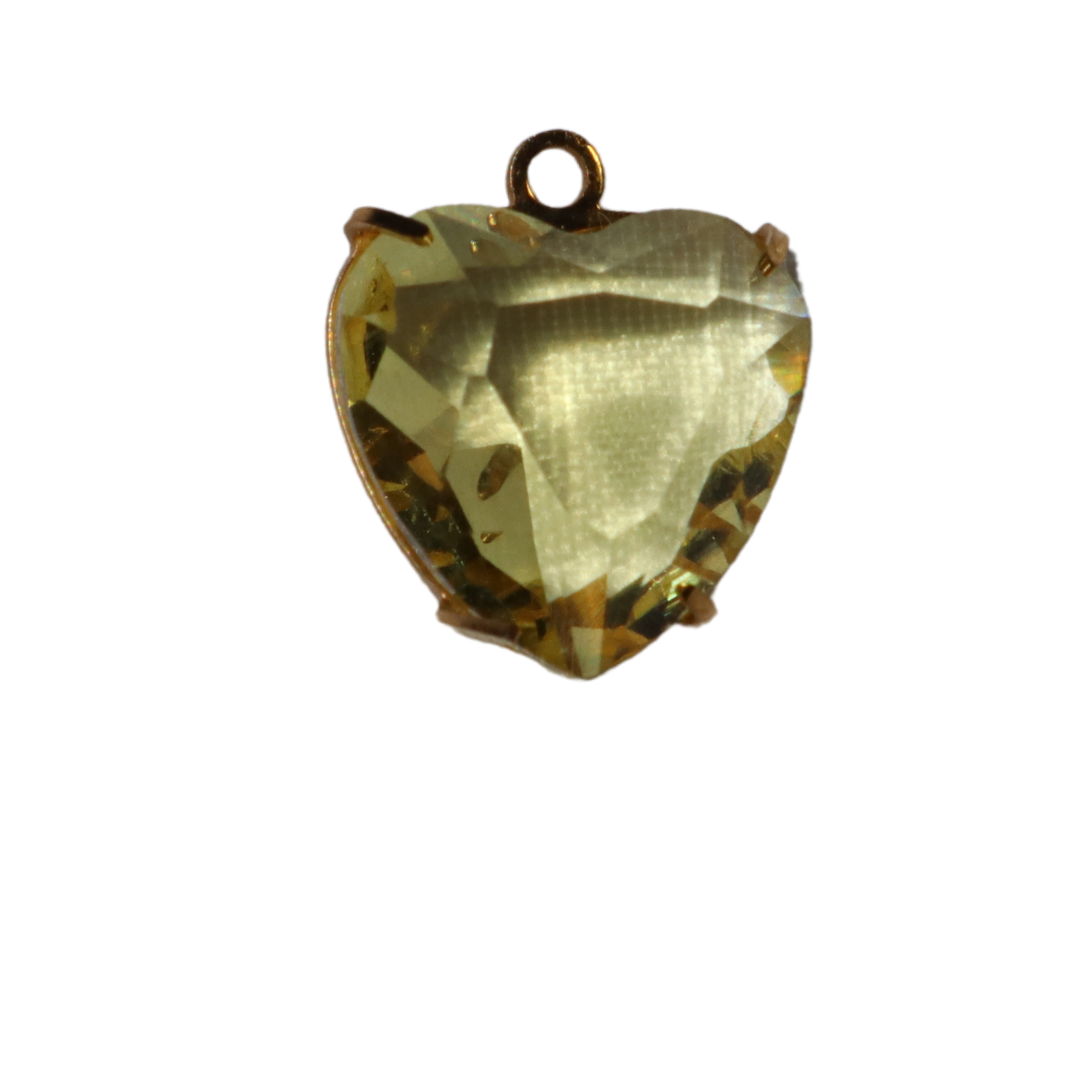 Heart Gem Charm