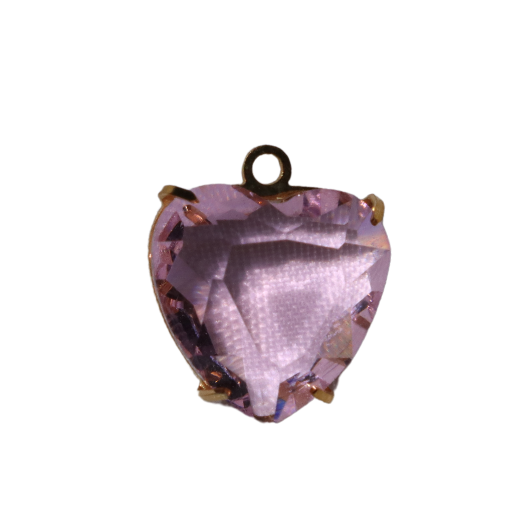 Heart Gem Charm