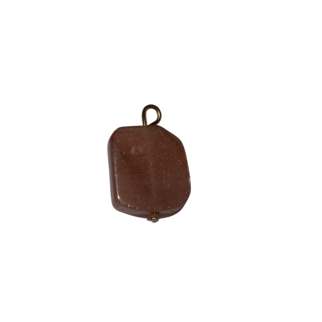Stone Rectangle Charms