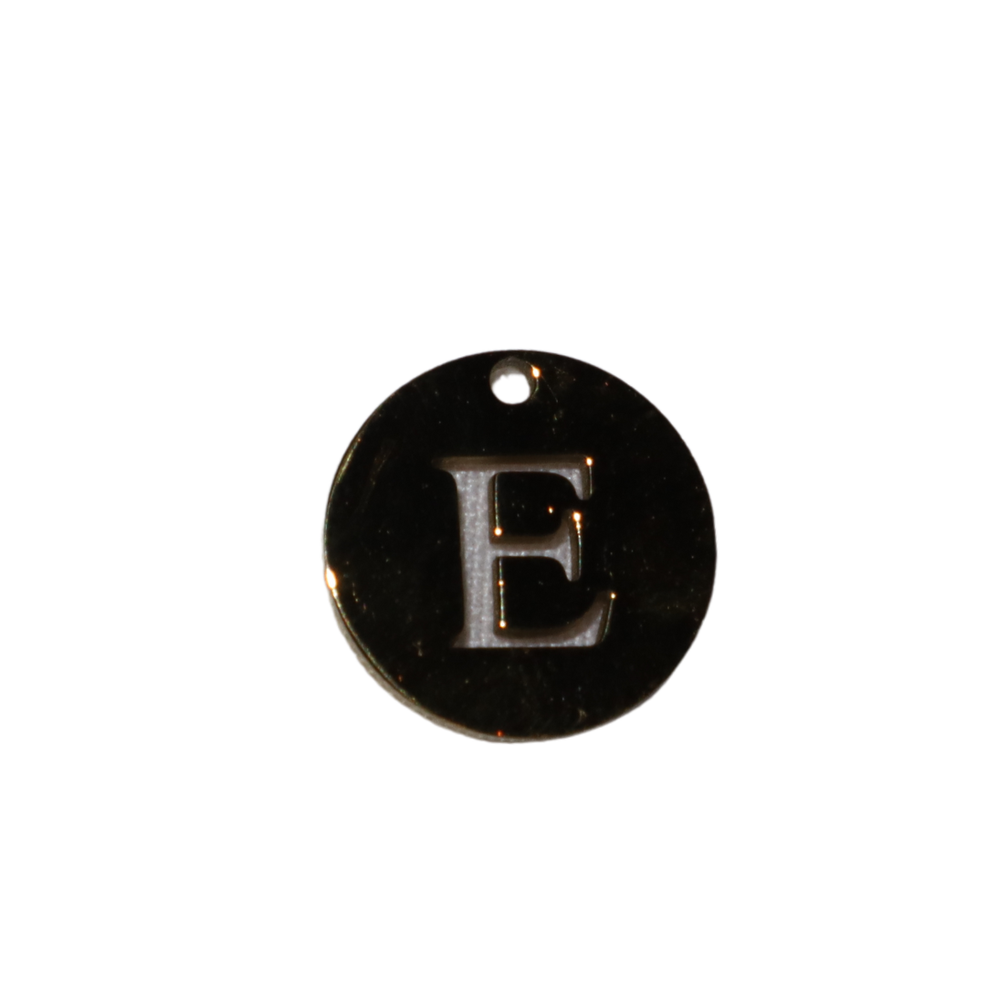 Circle Initial Charms