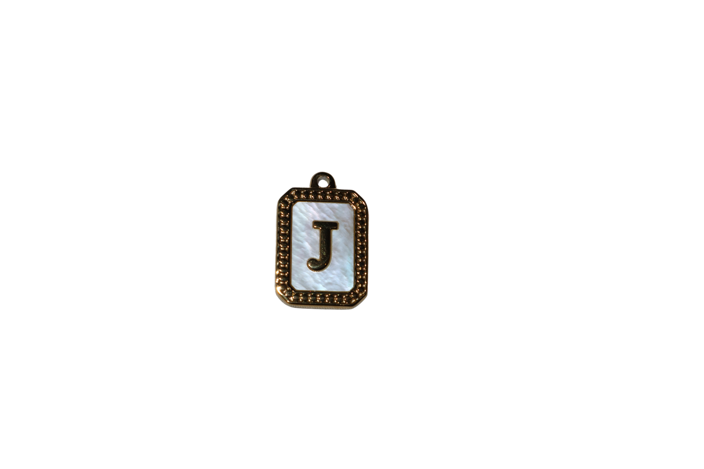 Mother of Pearl Initial Charms