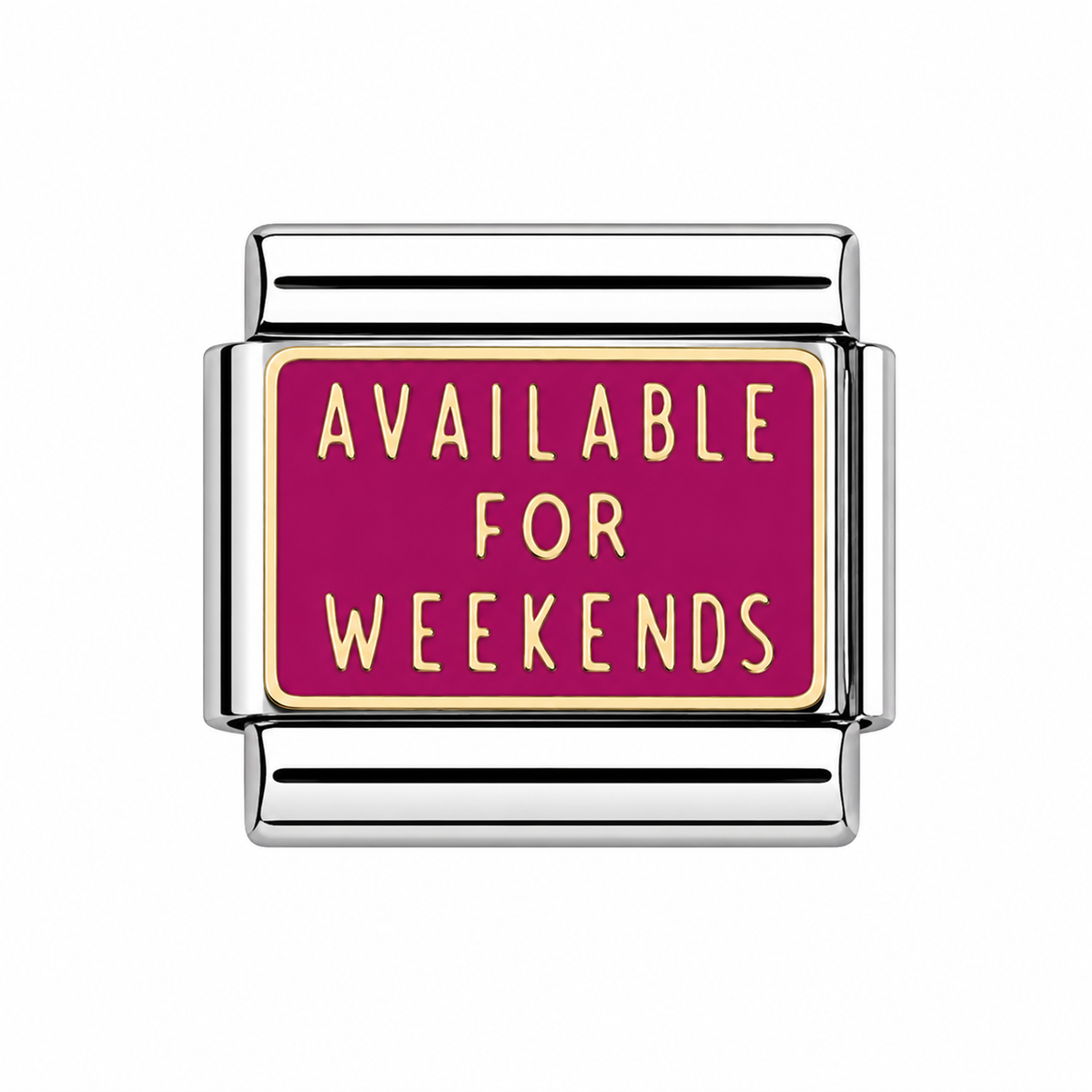 Available for weekends Italian Charm — Silver