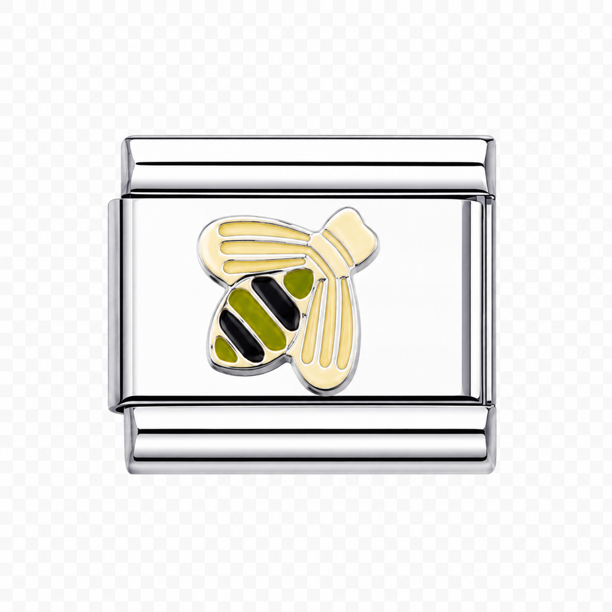 Bee Italian Charm — Silver