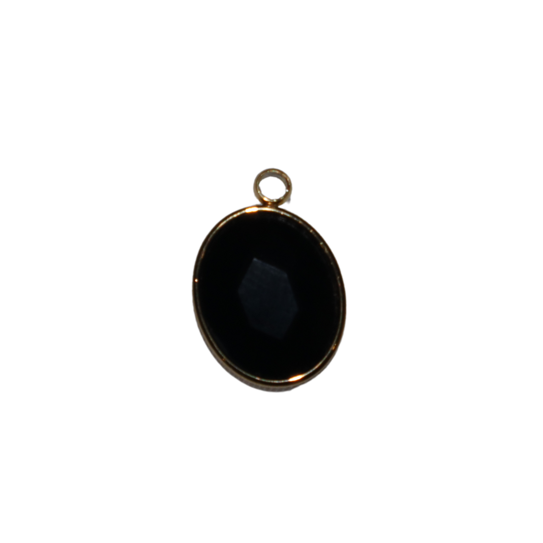 Oval Gem Charm
