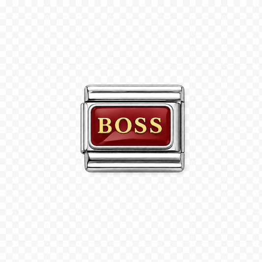 Boss Italian Charm — Silver