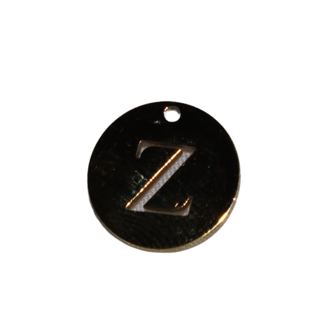 Circle Initial Charms