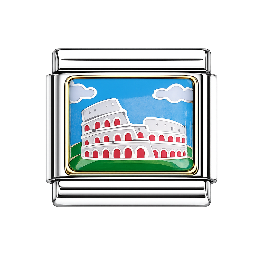 Colosseum Italian Charm — Silver