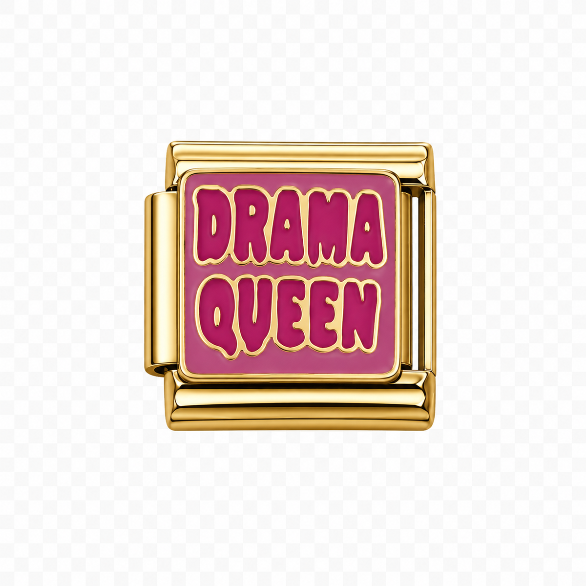 Drama Queen Italian Charm — Gold