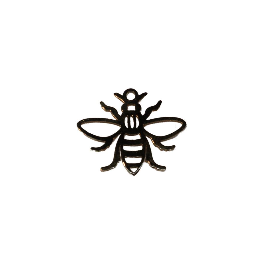 Bee Silhouette Charm