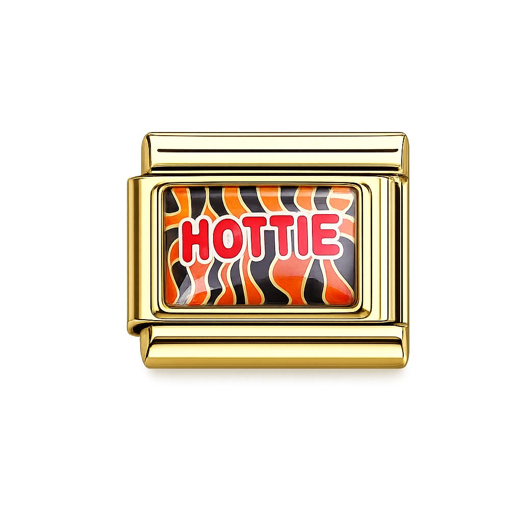 Hottie Italian Charm — Gold