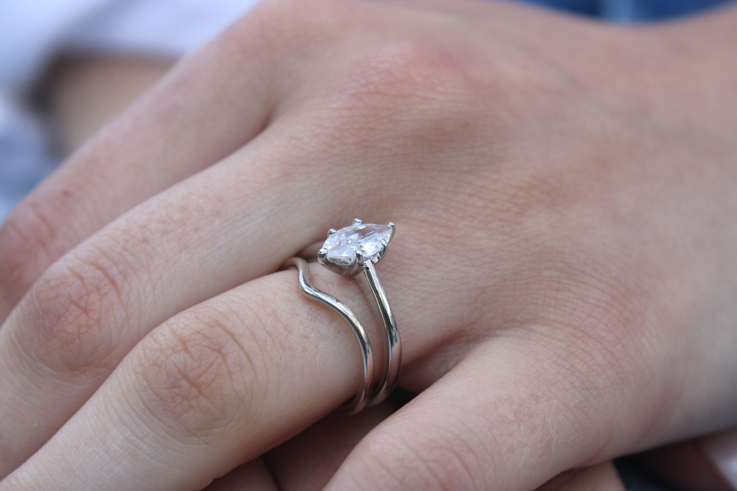Wishbone Silver Ring