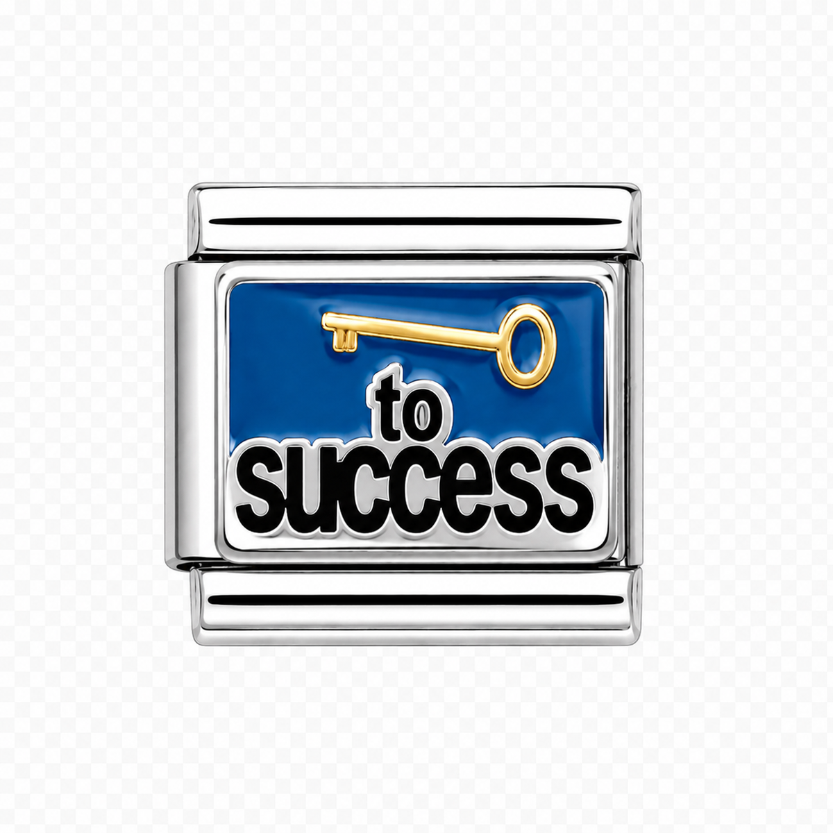 Key to success Italian Charm — Silver