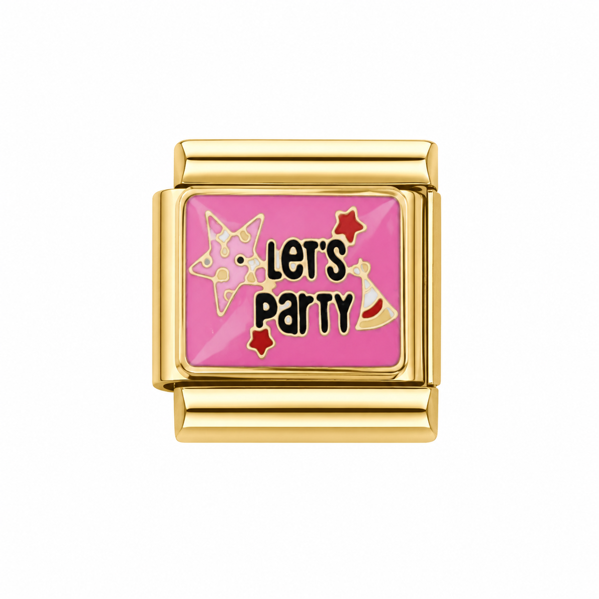 Lets Party Italian Charm — Gold