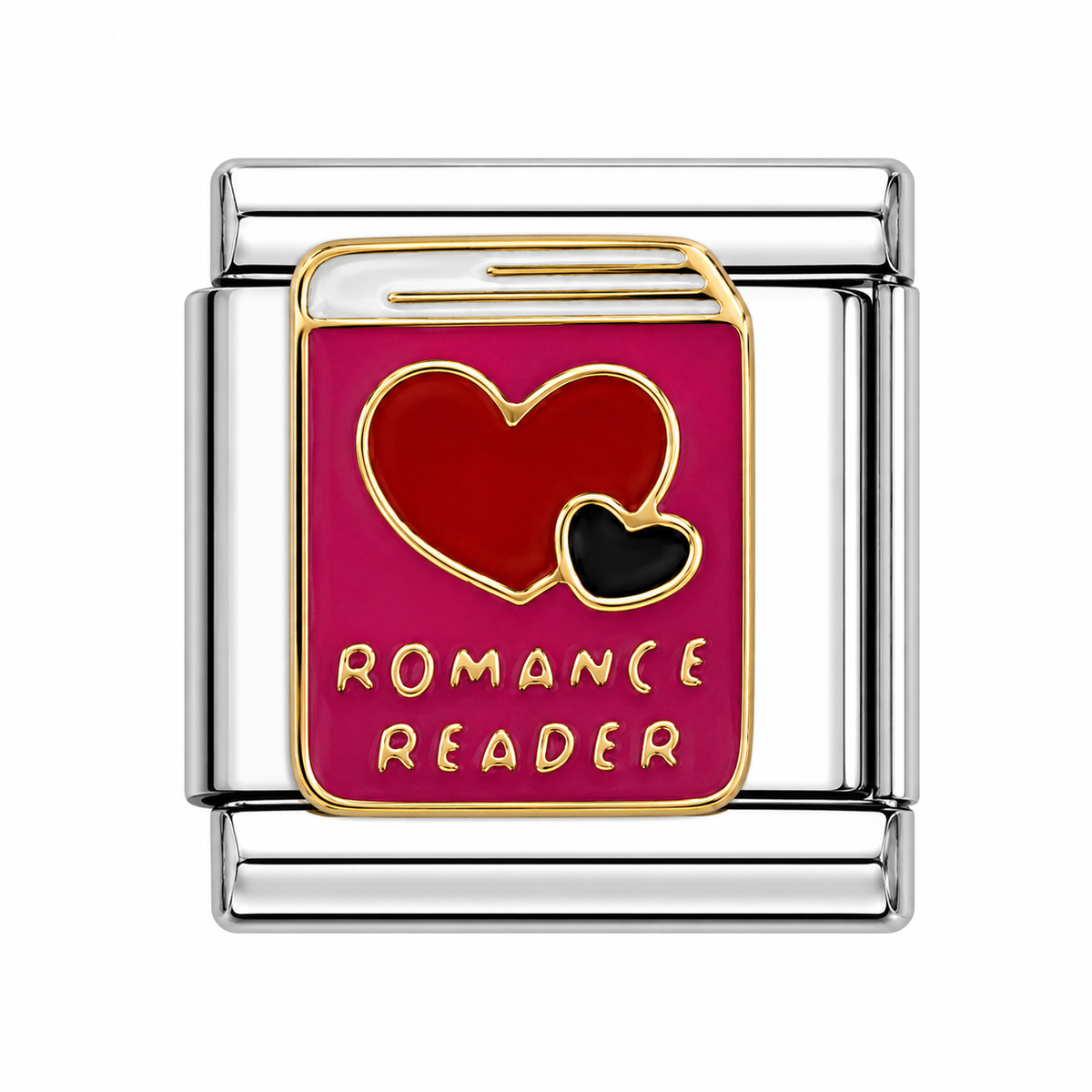 Romance reader book Italian Charm — Silver