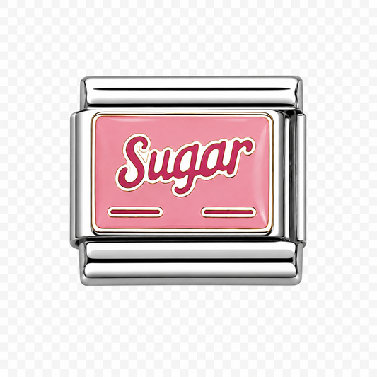 Sugar Italian Charm — Silver