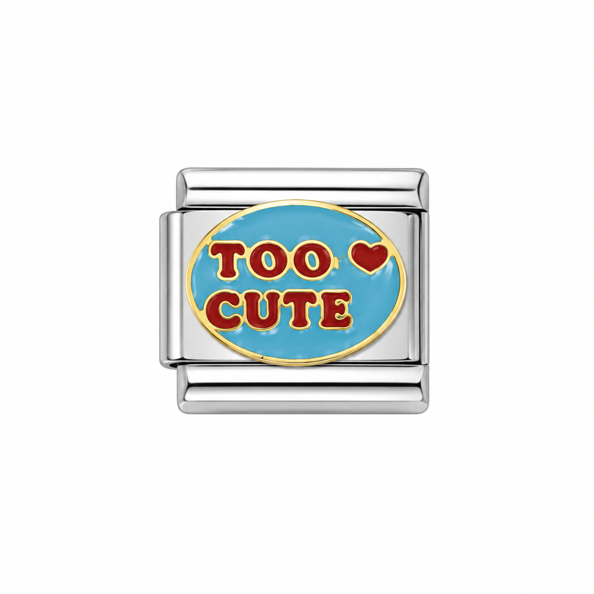 Too cute Italian Charm — Silver