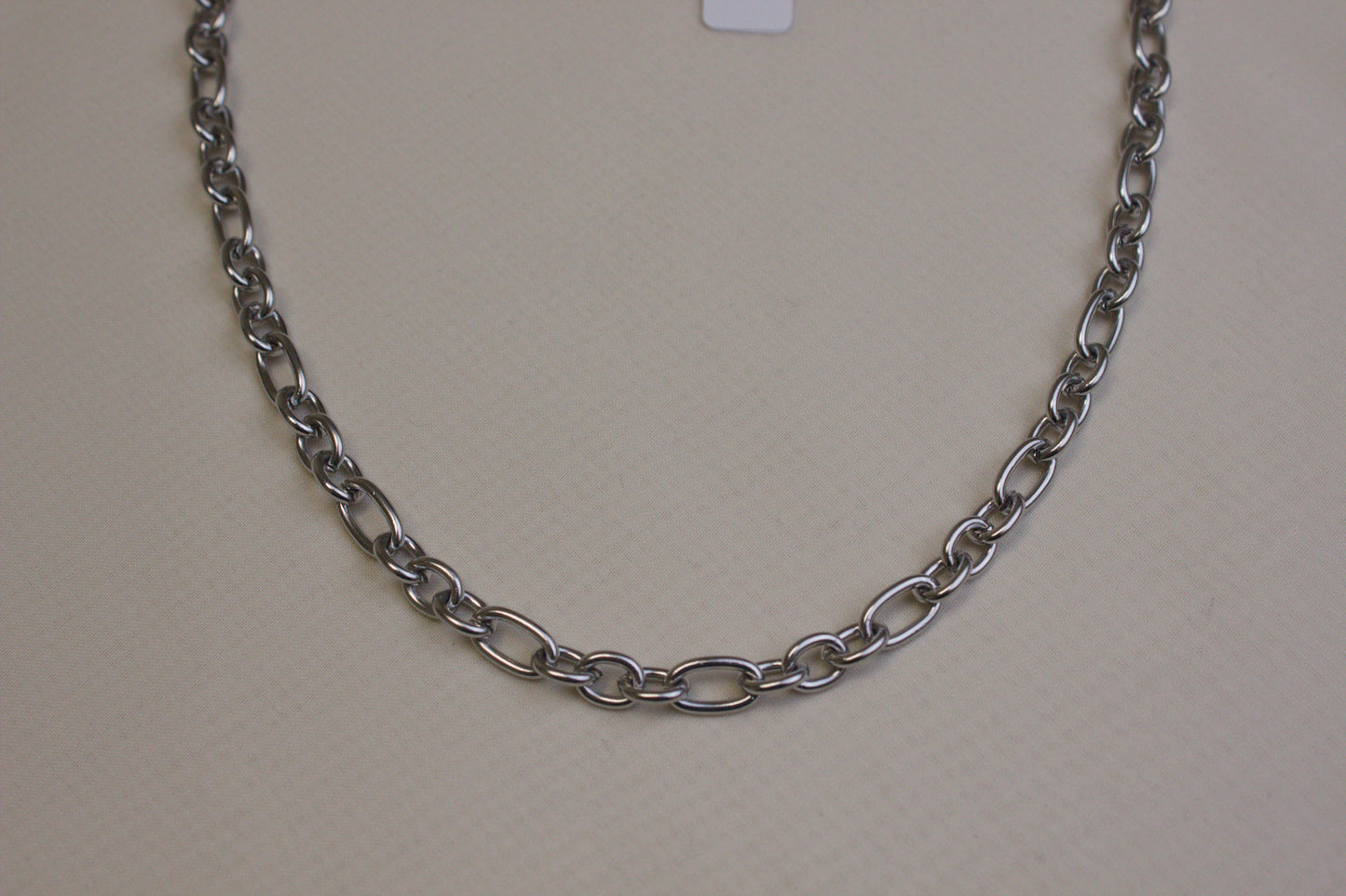 Chunky Silver Cable Necklace