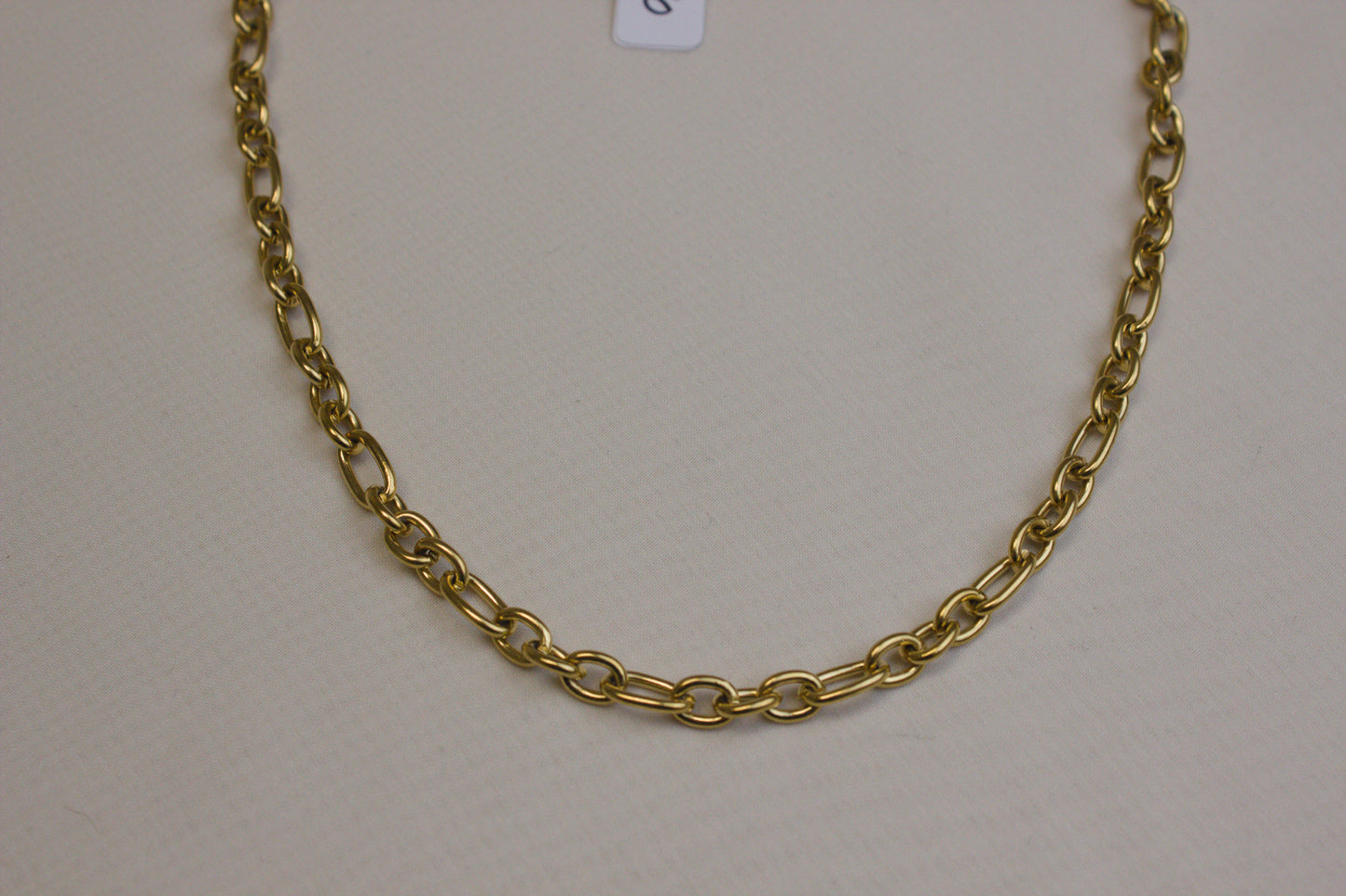Gold Rolo Cable Necklace