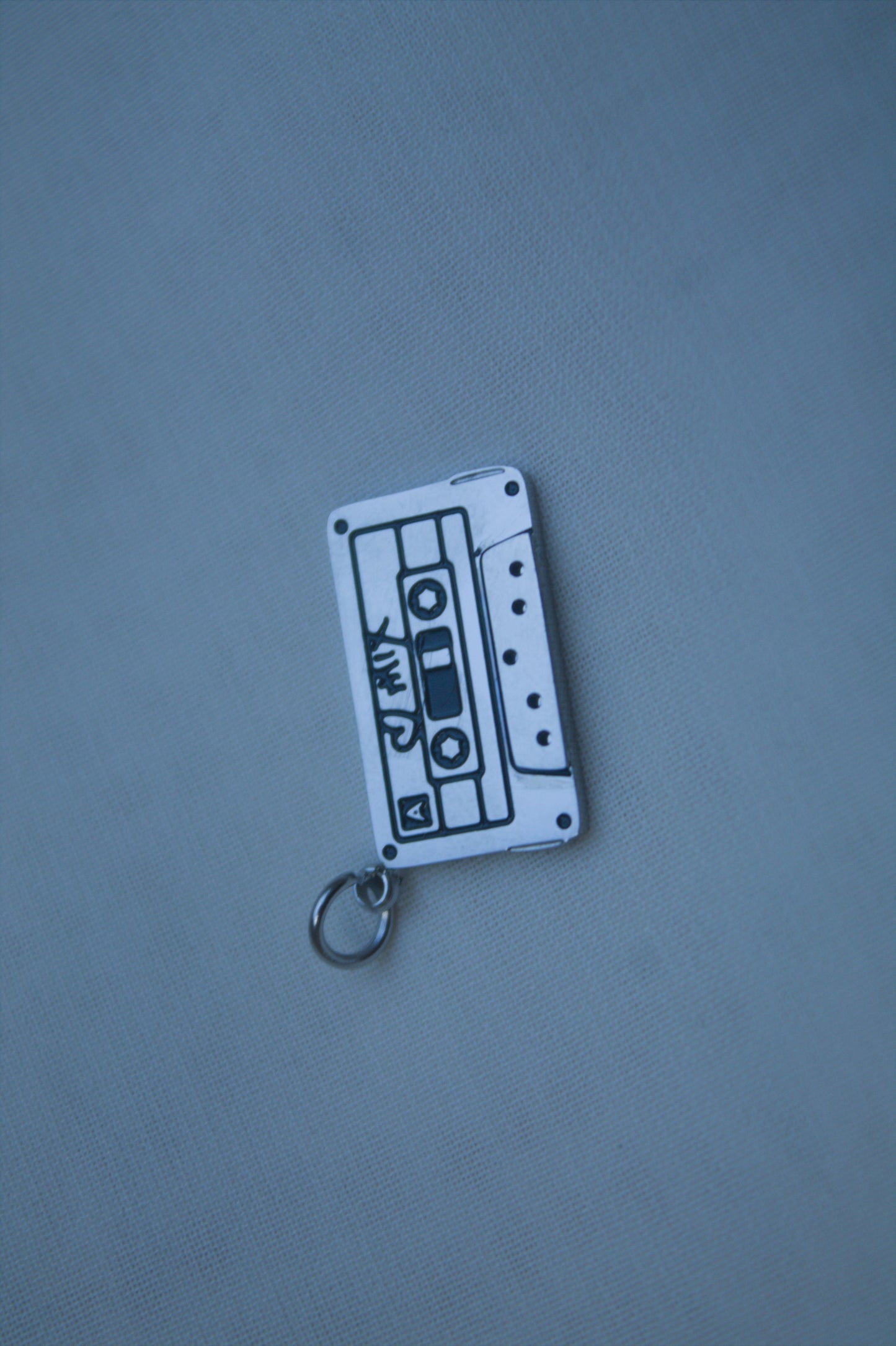 Classic Silver Mixtape Charm