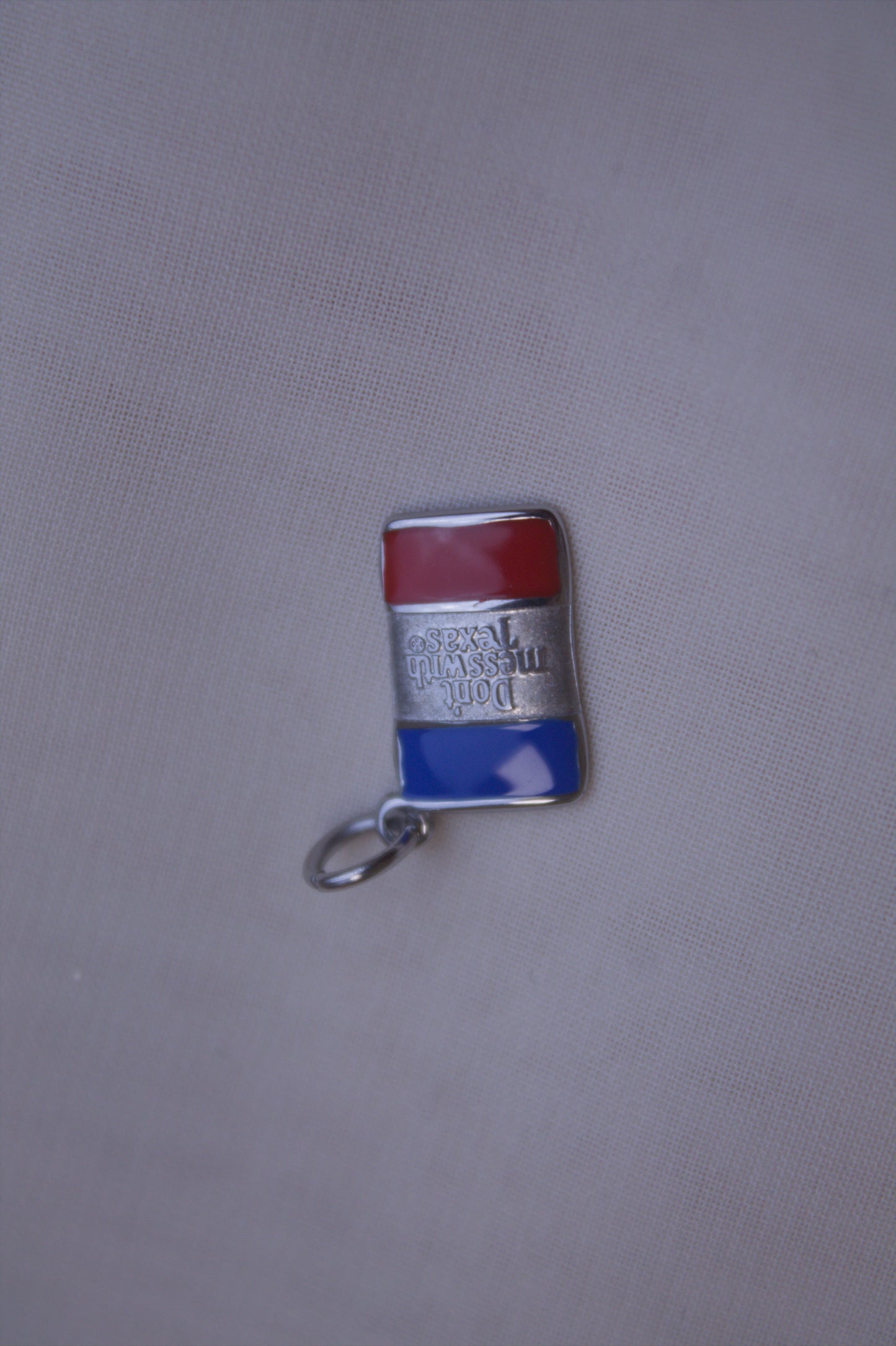 Don't Mess With Texas Flag Charm