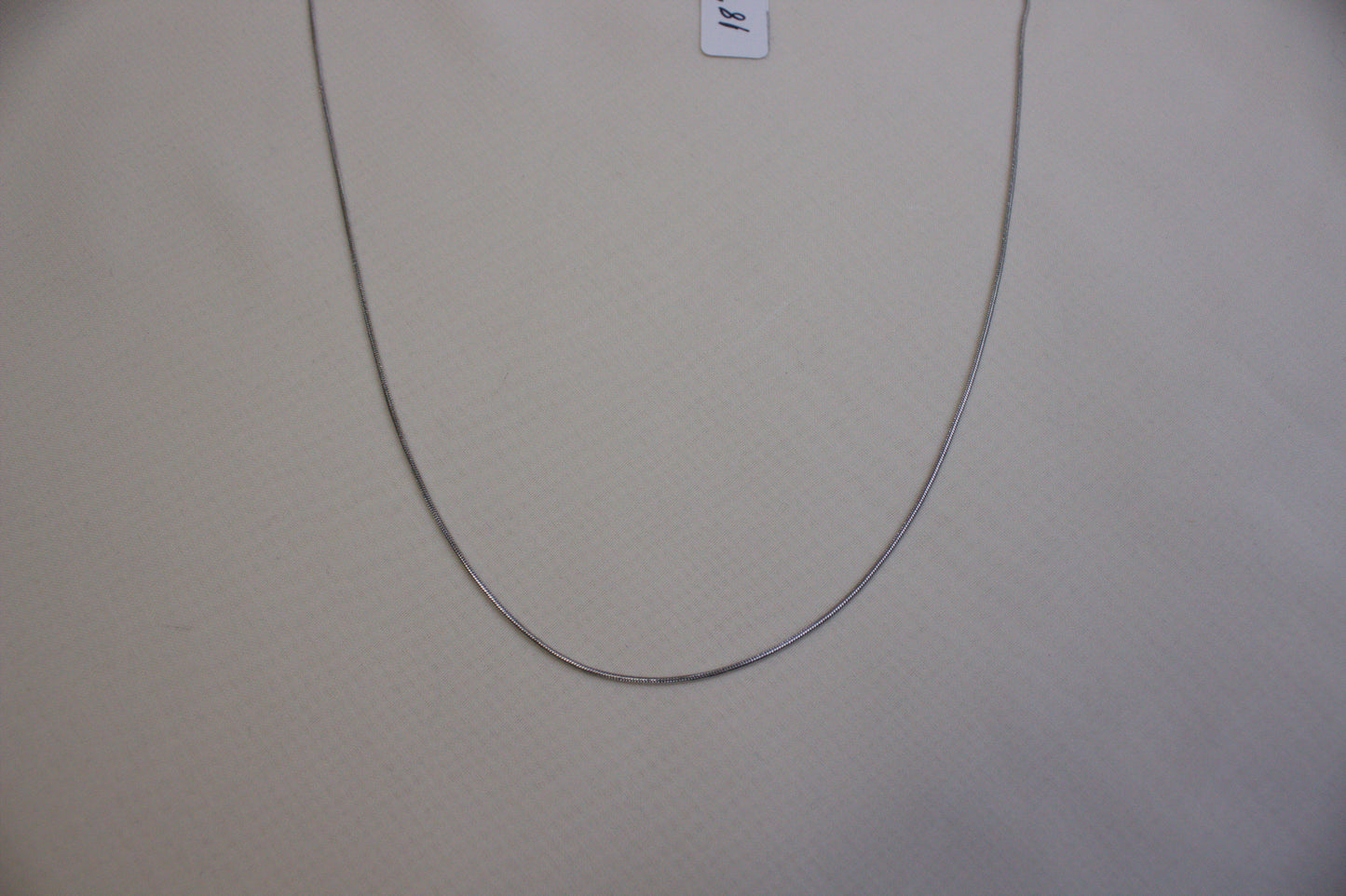 Silver Snake Chain Necklace