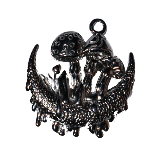 Mushrooms on the Moon Charm