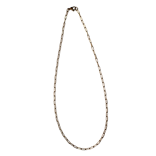 Small paperclip Necklace