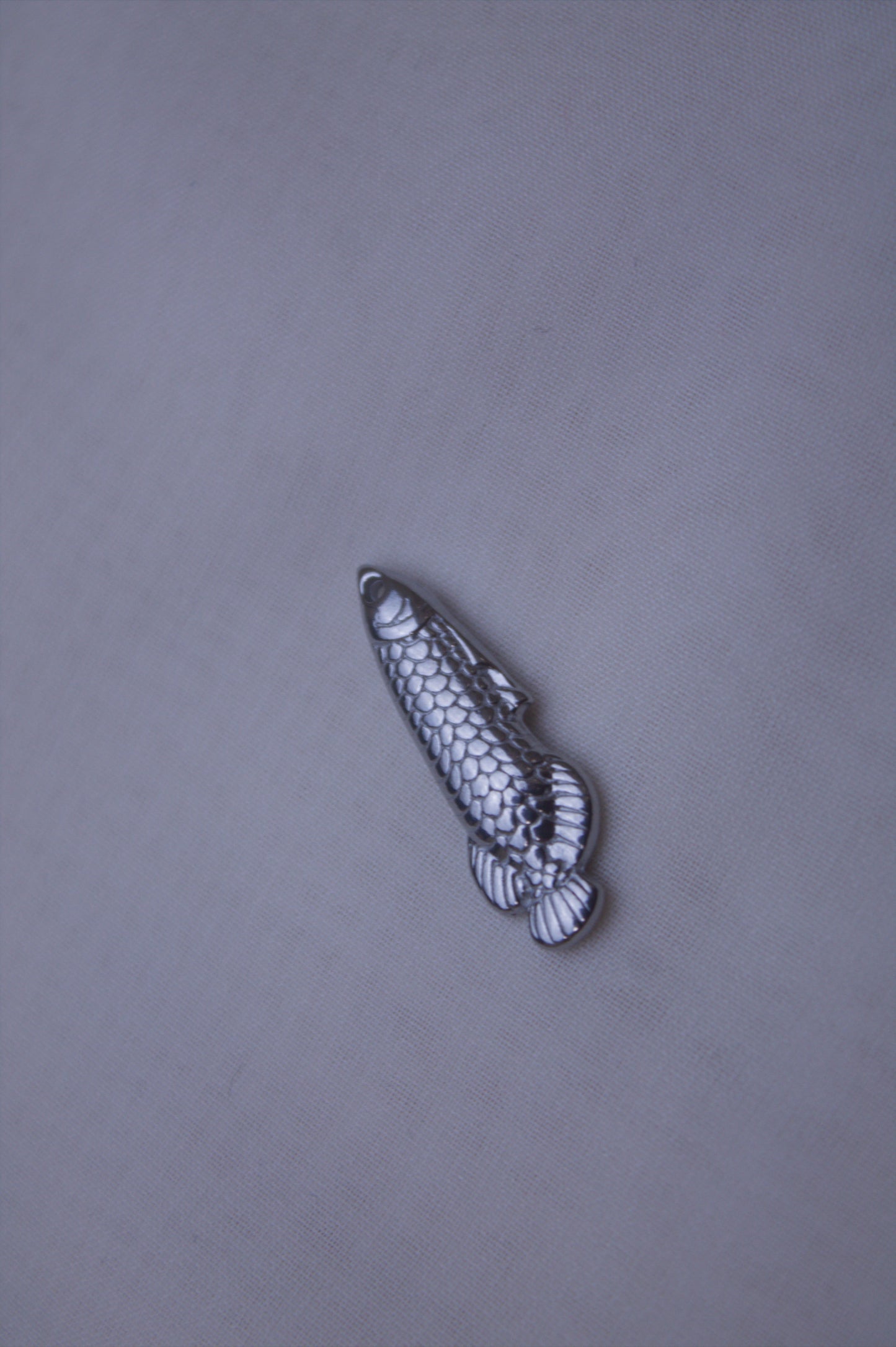 Classic Silver Fish Charm
