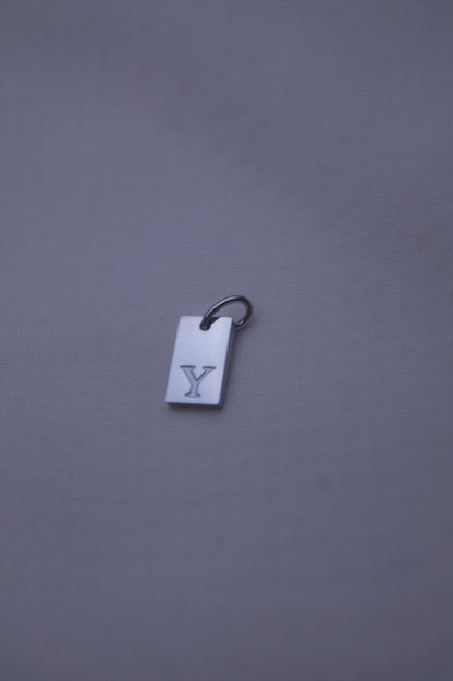 Classic Initial "Y" Charm